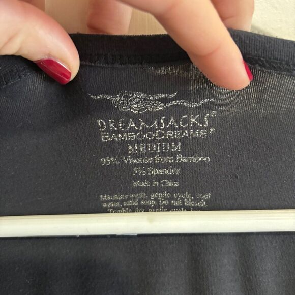 Dreamsacks Bamboo Dreams V-Neck Faux Wrap Dress - Picture 4 of 5